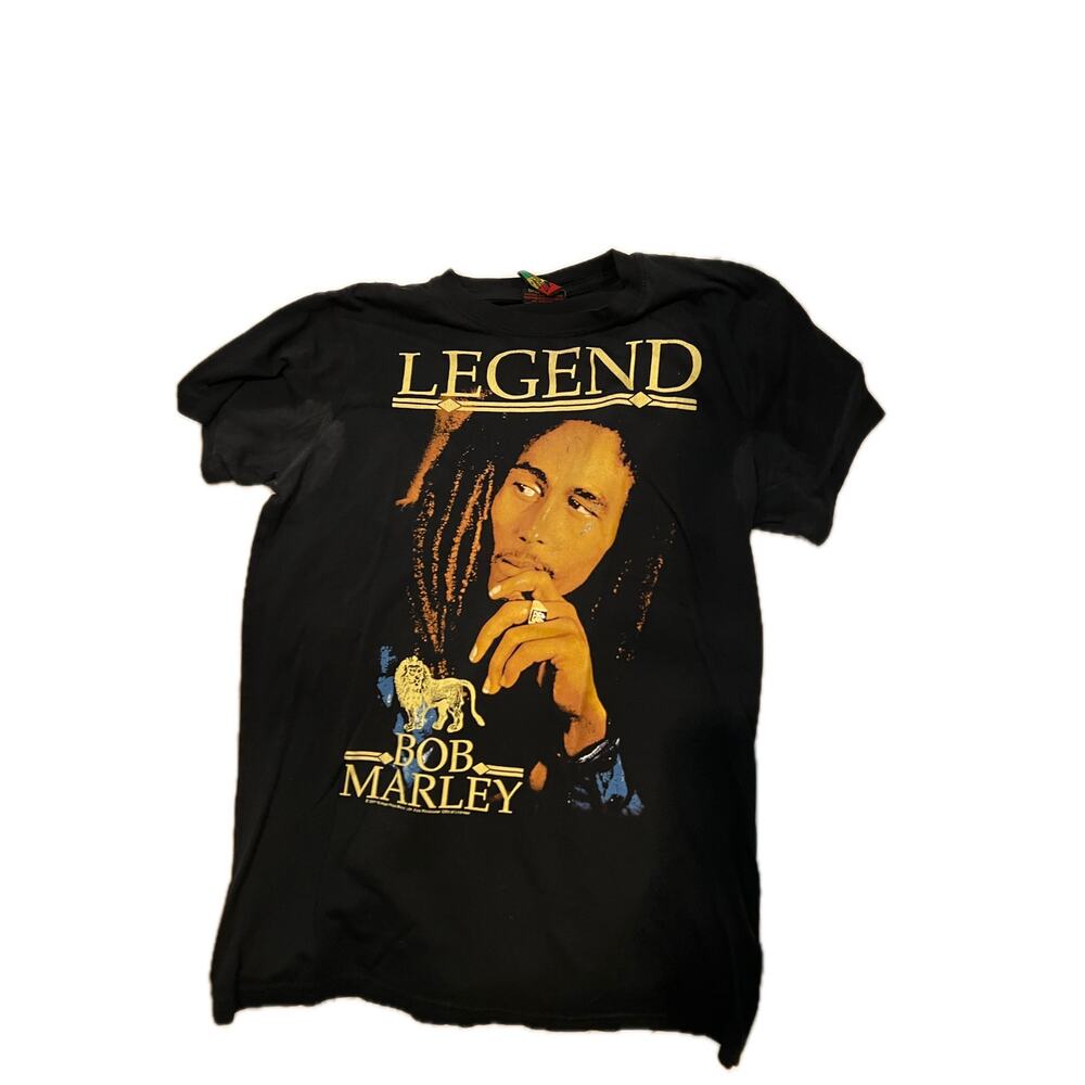 Bob Marley jamaica Collection Legend Black T-Shirt Mens Med